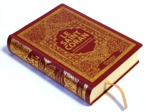 Le Saint Coran  arabe-français couverture Rouge
