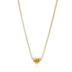 Pendentif bijoux coeur Allah